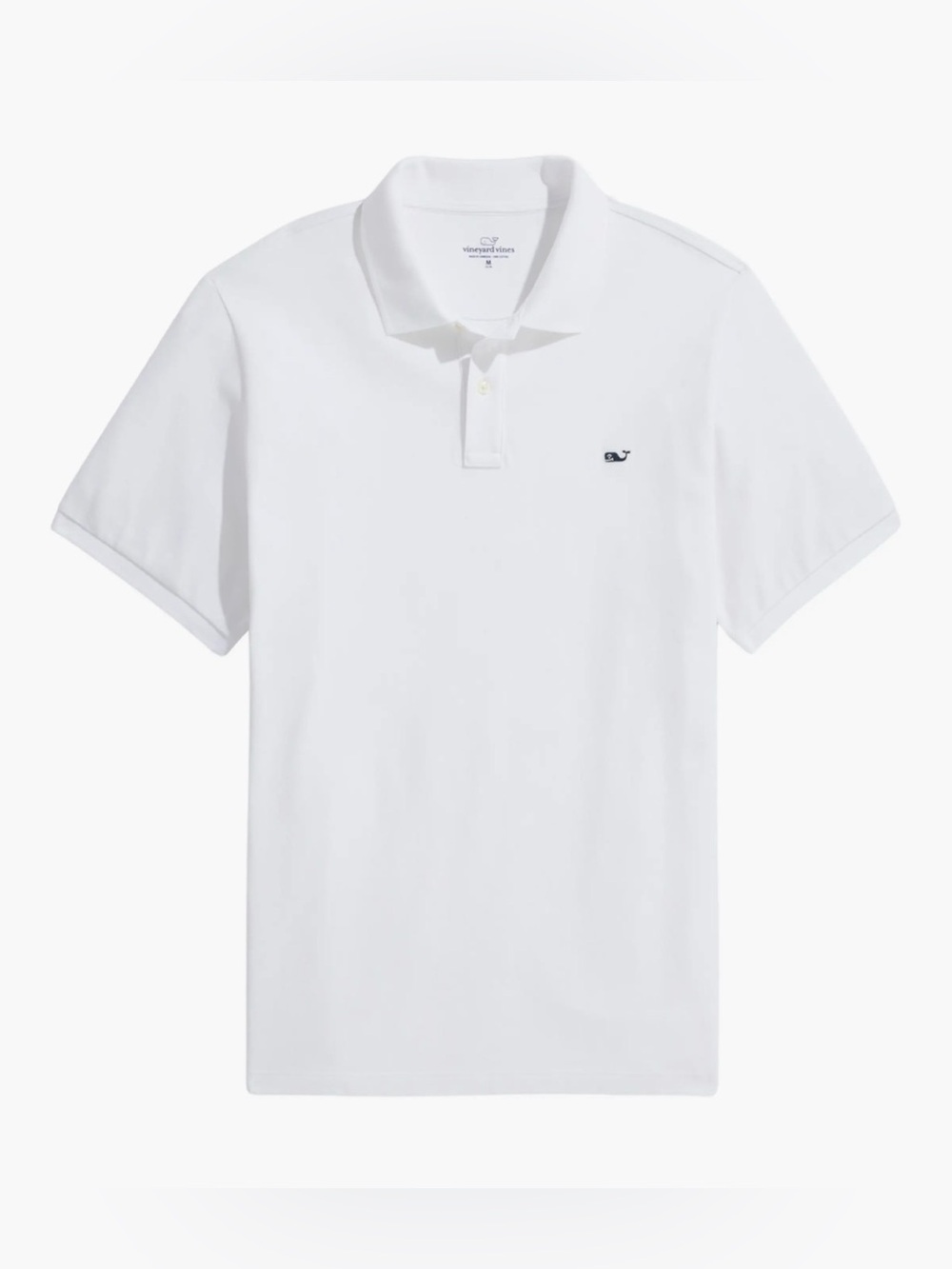 Vineyard Vines Men’s Heritage Polo White XL Short-Sleeve Pique Cotton Golf